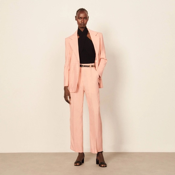 SANDRO ~ Nathalie jacquard Oversized blazer - Picture 6 of 17